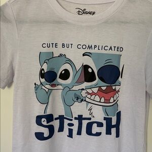 Stitch Disney White T-Shit Comfy